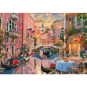 Puzzle Clementoni Venicen Evening Sunset 169 x 119 cm 6000 elementów (8005125365241)