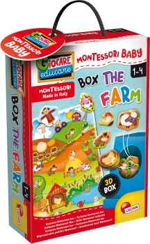 Puzzle Liscianigiochi Montessori Baby Box the Farm 18 elementów (8008324092741)