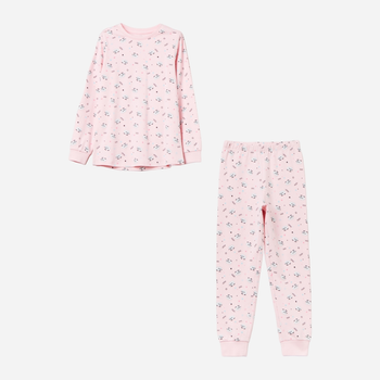 Piżama dziecięca (bluza + spodnie) OVS 1892492 140 cm Różowa (8052147148253)