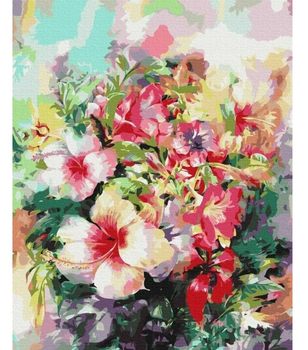 Malowanie po numerach Symag Paint it Fantazyjny bukiet 40 x 50 cm (5904433381093)