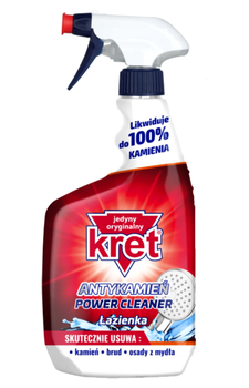 Засіб для чищення ванної кімнати Kret Power Cleaner 620 мл (5900931034844)