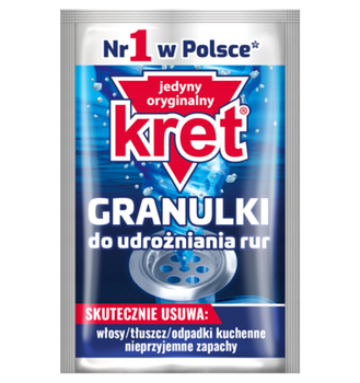 Granulki Kret do udrożniania rur 40 g (5900931024746)