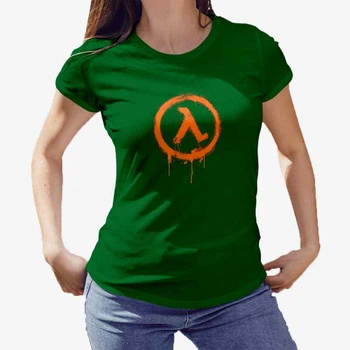 Футболка жіноча JHK "Half Life" M Зелений (MD-20-1592-19-16)
