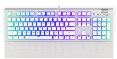 Клавіатура дротова Endorfy Omnis Pudding Kailh Blue USB Onyx White (EY5A034)