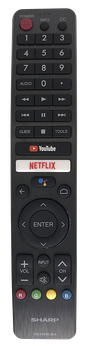 Пульт для телевізорів SHARP GB346WJSA голосове управління [VOICE CONTROL, LED TV] - 77027