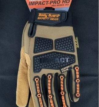 Тактические перчатки Mechanix Wear Body Guard Impact Pro HD Series 362 XL