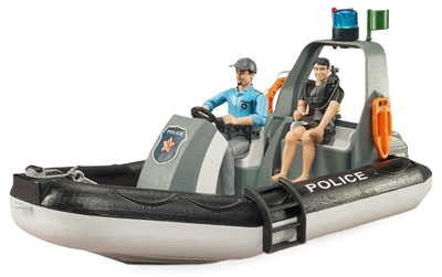Човен поліцейський Bruder з ігровими фігурками (4001702627331)