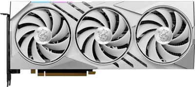Відеокарта MSI PCI-Ex GeForce RTX 4070 Ti Super 16G Gaming X Slim White 16GB GDDR6X (256bit) (2685/21000) (HDMI, 3 x DisplayPort) (RTX 4070 Ti SUPER 16G GAMING X SLIM WHITE)