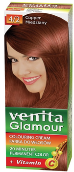 Фарба для волосся Venita Glamour 4/2 Мідний (5902101511896)