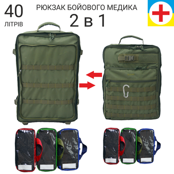 Рюкзак військового медика 2в1 DERBY RBM-5