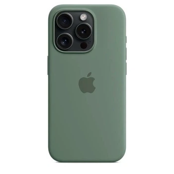 Чехол противоударный силиконовый OEMG Guard Shockproof Silicone Case with MagSafe для Apple iPhone 15 Pro (6.1") Cypress (MT1X3ZM/A)