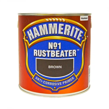 Грунт антикоррозийный для черных металлов Hammerite Rust Beater No.1, 2,5 л, Коричневый