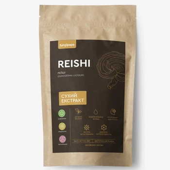 Рейші Fungipapa Reishi екстракт водорозчинна порошкова форма 60 г