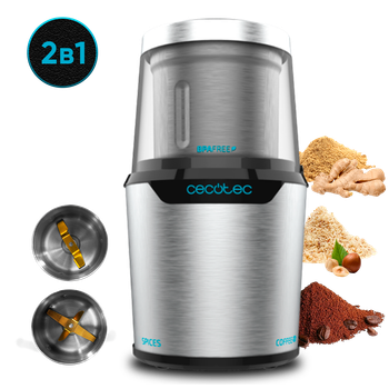 Кофемолка Cecotec Compact Titanmill 300 DuoClean