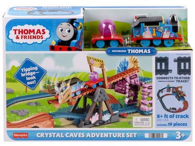 Zestaw do zabawy Fisher Price Thomas and Friends Adventures in the Crystal Cave 19 elementów (194735124039)