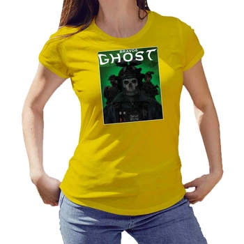 Футболка жіноча JHK "Call of Duty Ghost" S Жовтий (MD-20-3331-18-15)