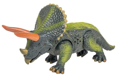 Interaktywny dinozaur Smily Play Triceratops ze światłem i dźwiękiem (5905375838416)
