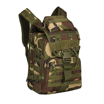 Рюкзак тактичний AOKALI Outdoor A18 36-55L Camouflage Green