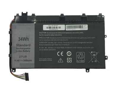 Аккумулятор для ноутбука Dell 271J9 Latitude 7350 11.4V Black 3000mAh OEM