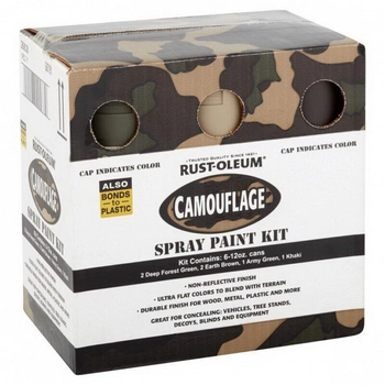 Набір камуфляжних спрей-фарб Rust-Oleum Camouflage Spray Paint