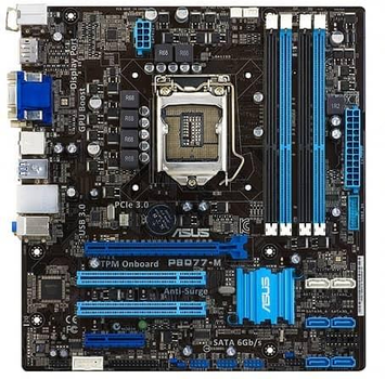 Материнська плата ASUS P8Q77-M (P8Q77-M) (s1155, Intel Q77, Micro-ATX) Б/в