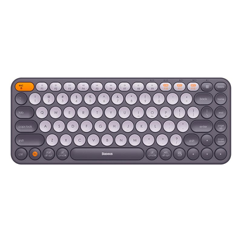 Клавіатура Mini Baseus K01A Wireless Tri-Mode Keyboard 2.4G/Bluetooth 2xAAA (B00955503513-00) grey