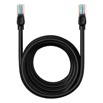 Патч-корд Baseus High Speed CAT5 Gigabit Ethernet RJ45 8m (B00133206111-06) black