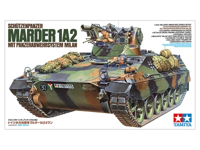 Сборная модель 1/35 немецкая боевая машина пехоты Marder 1A2 Milan Tamiya 35162