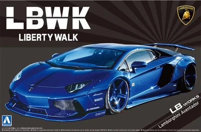 Сборная модель 1/24 LB Works Lamborghini Aventador Ver. 2 Aoshima 059913