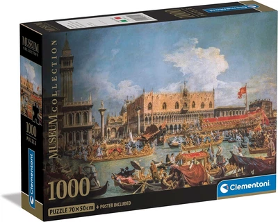 Пазл Clementoni Возвращение Буцентавра в Моло В День Вознесения - Canaletto Дворец дожей Каналетто 1000 шт. (39792)