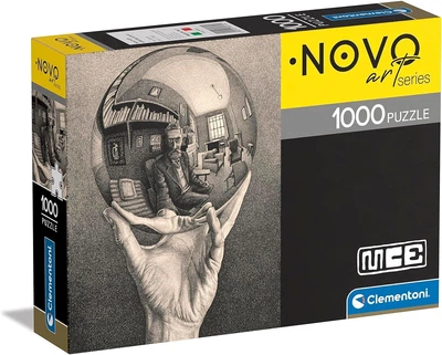 Пазл Clementoni Museum Collection Novo Art Series - M. C. Escher Рука з відбивною сферою М. К. Ешер 1000 шт. (‎39753)