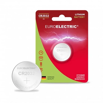 Батарейка СR литиевая 3V blister 1шт [4260642638467] BL-CR2032-EE(1) EUROELECTRIC