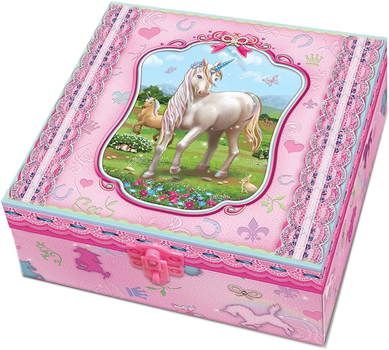 Zestaw kreatywny Pulio Pecoware Unicorn w pudełku z półkami (5907543778166)