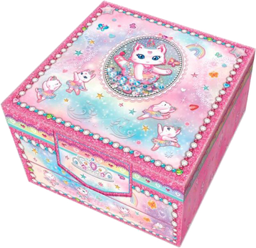 Набір для творчості Pulio Pecoware Cat Ballerina в коробці з висувними ящиками (5907543778210)