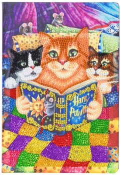 Zestaw kreatywny Craft Buddy Notebook Kitty Bedtime Stories (5055865486587)