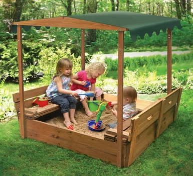 Песочница деревянная Sportbaby 180х145 см