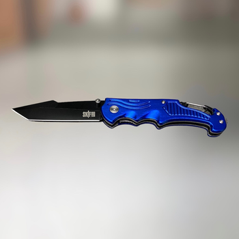 Складной армейский нож Skif Plus Lifesaver, цвет - Синий, нержавеющая сталь, складной нож для военных
