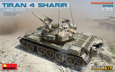 Удельная модель 1/35 Средний танк ЦАХАЛ Tiran 4 Sharir Late Type (Интерьерный комплект) MiniArt 37013
