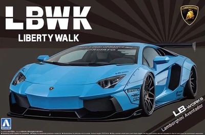 Сборная модель 1/24 LB-Works Lamborghini Aventador Ver. 1 Aoshima 059890