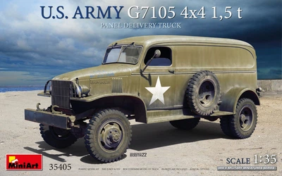 Сборная модель 1/35 панельная грузовик армии США G7105 4x4 1,5 т MiniArt 35405