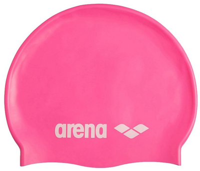 Шапочка для плавання Arena Classic Silicone (91662-103) Уні OSFM Рожева (3468336977675)