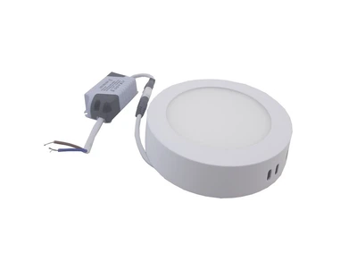 Светильник накладной LED Round AL504 Downlight 6W-220V-420L-4000K Alum TNSy