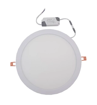 Світильник врізний LED Round AL510 Downlight 24W-220V-1700L-4000K Alum TNSy