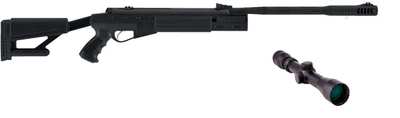 Пневматическая винтовка Hatsan AirTact с газовой пружиной прицел 3-9×40 Sniper AR