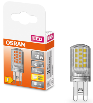 Светодиодная лампа Osram PIN40 CL 4,2W G9 (4058075432390)