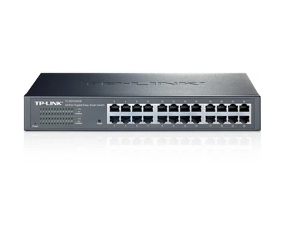 Комутатор TP-Link TL-SG1024DE, 24xRJ-45 10/100/1000, 19"