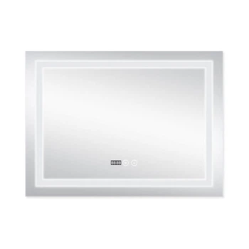 Зеркало в ванную Qtap Mideya DC-F904 с антизапотеванием и LED-подсветкой 600х800х35 мм