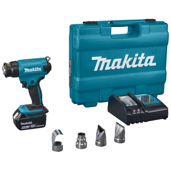 Фен технический аккумуляторный Makita DHG180RT (550 °C, 200 л/хв, LXT)