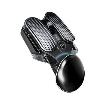 Беспроводная мышь EWEADN Q3 с RGB подстветкой, Bluetooth + USB 2.4ГГц и аккумулятором и 2400 DPI, gray