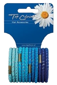 Резинки для волосся Top Choice 21305 12 шт (5905710021305)